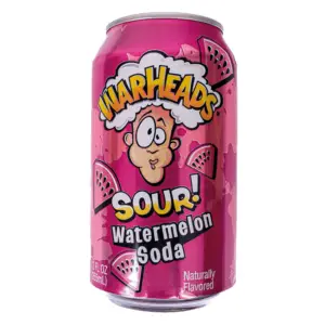 Warheads - Sour Watermelon Soda - 12oz Can