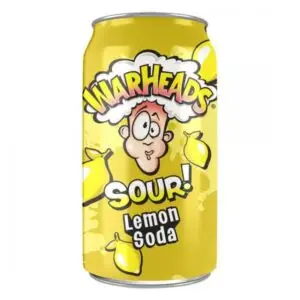 Warheads - Sour Lemon Soda - 12oz Can