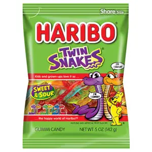 Haribo - Twin Snakes - 5oz