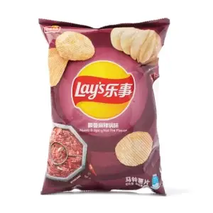 Lay's - Numb and Spicy Hot Pot Flavor Potato Chips - China - 70g