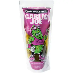 Van Holtens - Garlic Joe Pickle in a Pouch