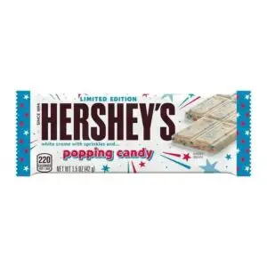 HERSHEY'S - Popping Candy Bar - White Creme w/Sprinkles